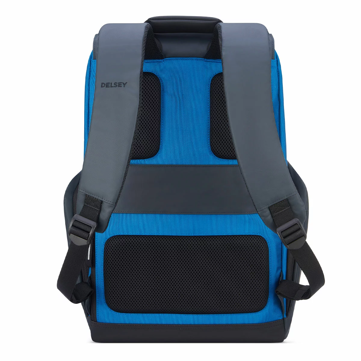 Delsey Securflap Backpack Navy W/ Padded Laptop Compartment 45 x 31 x 14 cm
