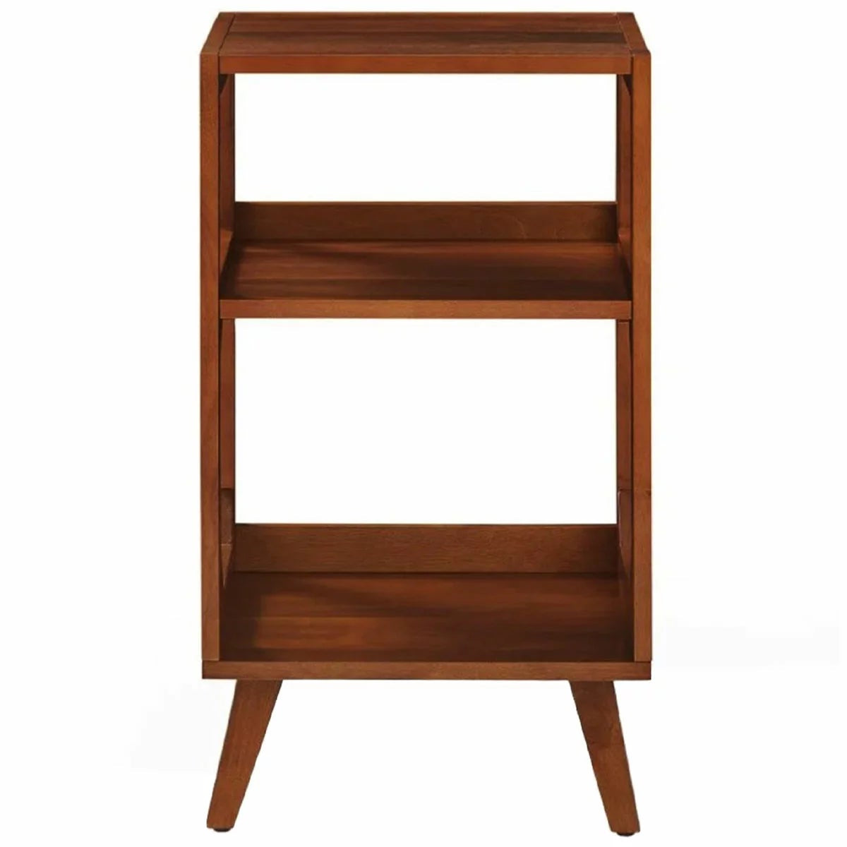 Crosley Asheville Vinyl Record Storage Stand Walnut Turntable Console-CRCF1152-W