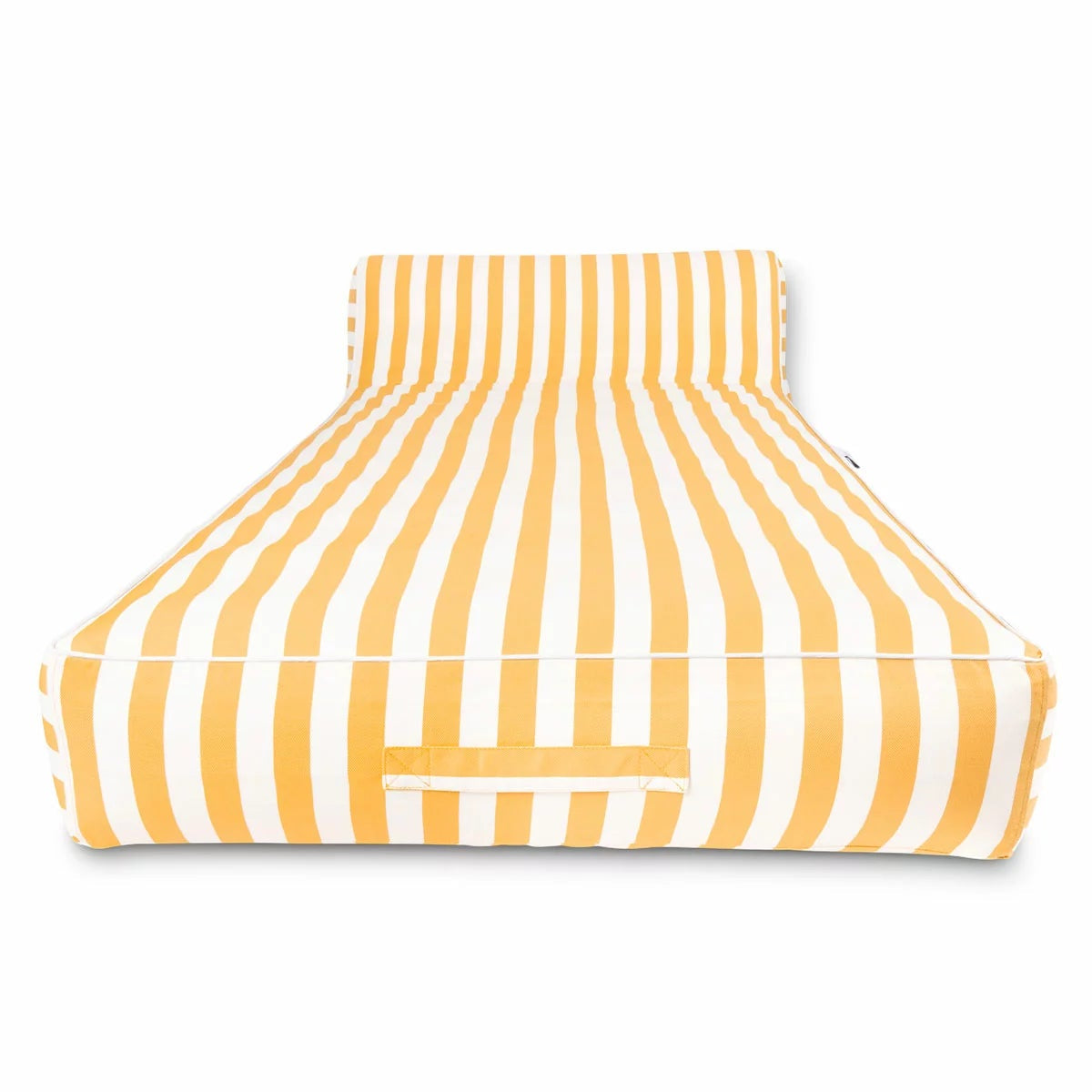 Spire Paradisus Inflatable Pool Lounge Yellow Stripe Olefin 200kg Capacity