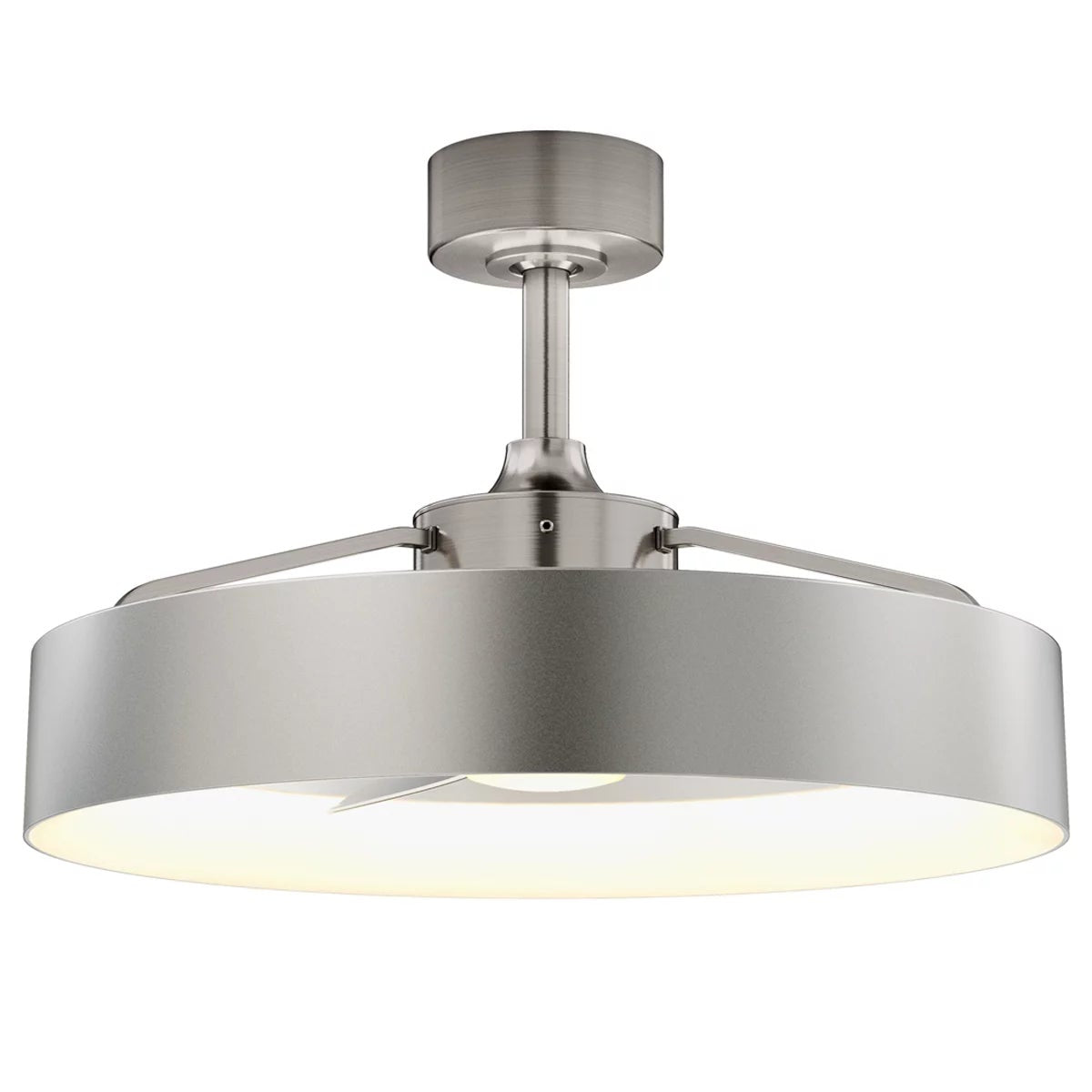 Artika Austin 58cm LED Ceiling Fan Brushed Nickel Remote 2000 Lumens 3 Speeds