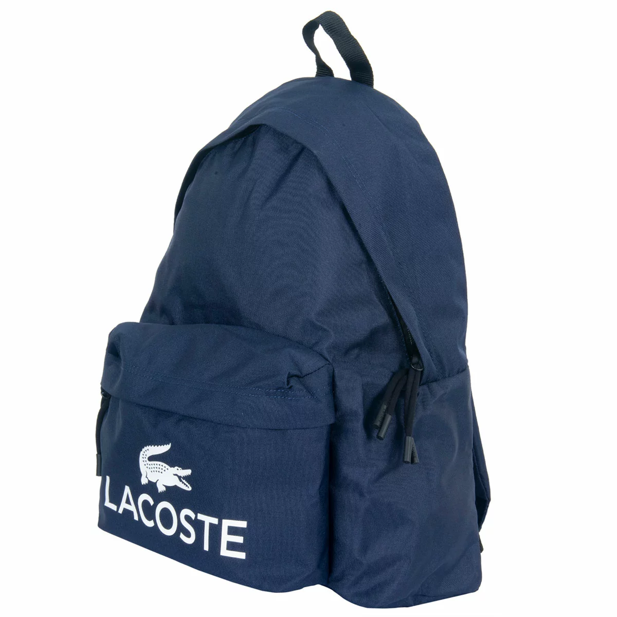 Lacoste Big Logo Navy Backpack Premium Unisex Laptop Travel School Bag Durable