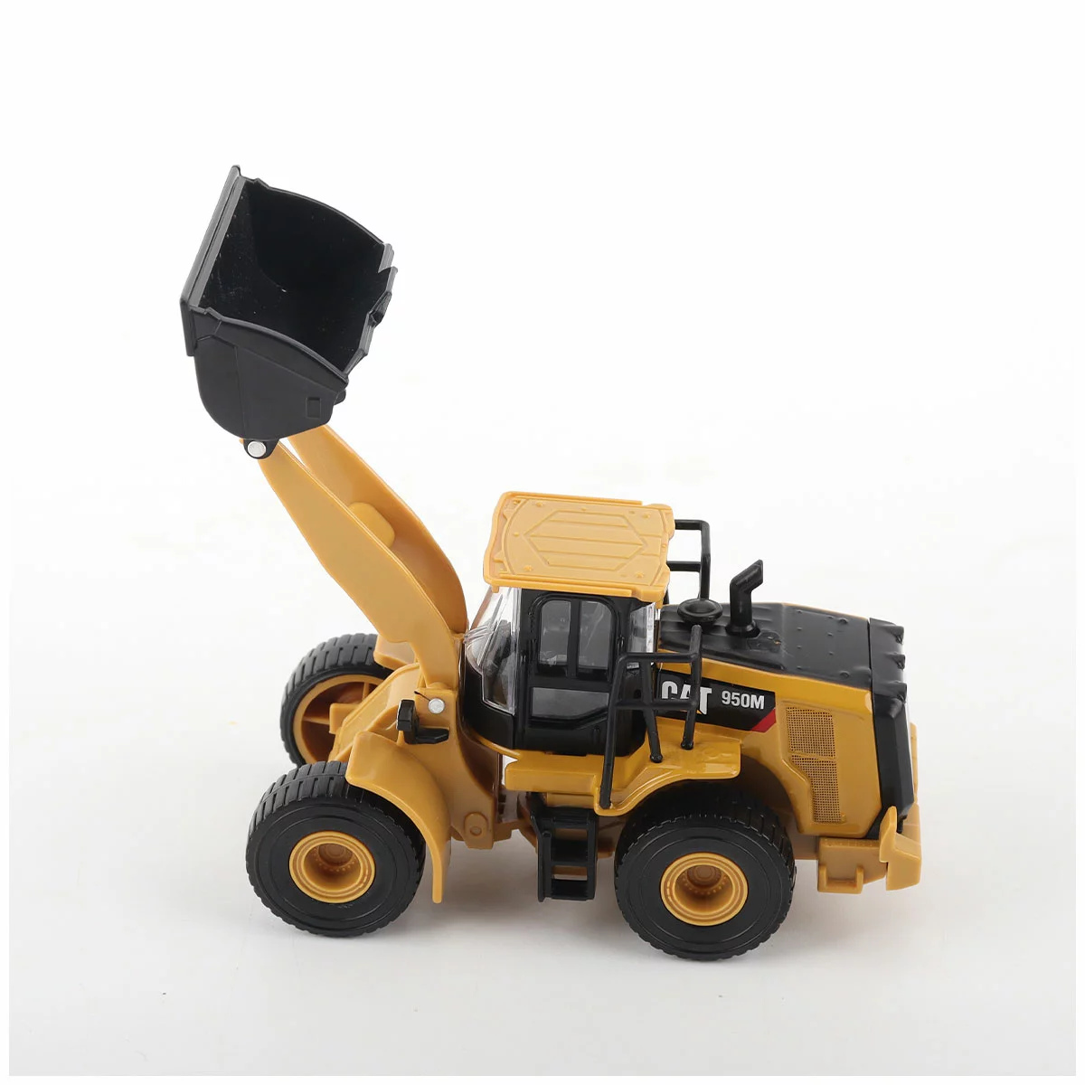 CAT Diecast Trucks 4 Pack Yellow 1:64 Scale Construction Vehicle Toy Set