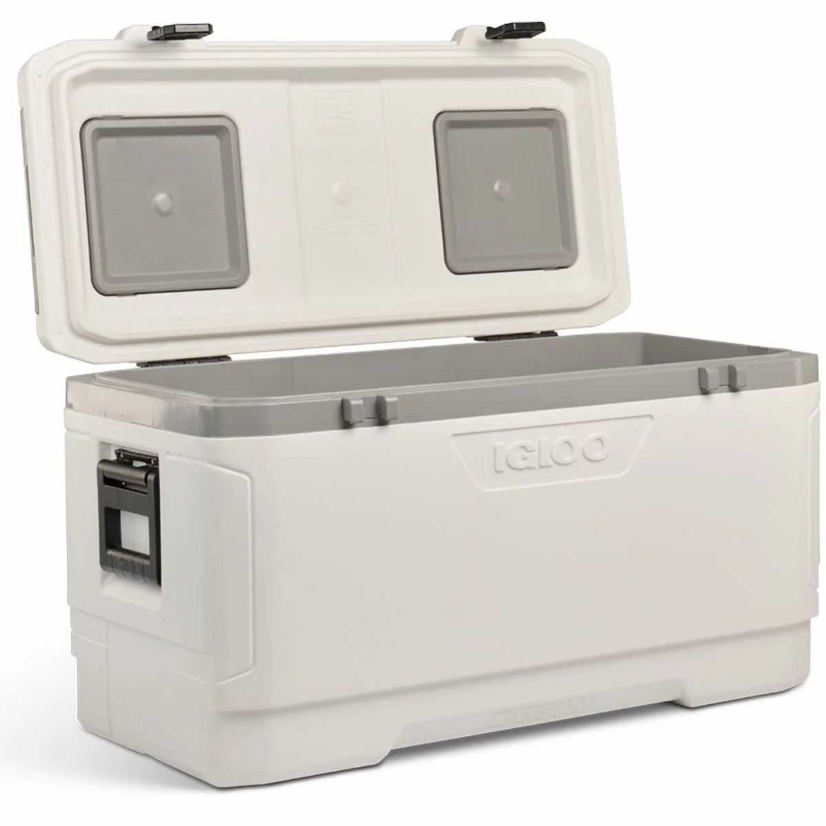 Igloo MaxCold 142L XL Cooler 150 Quart 256 Can Capacity White Ice Chest