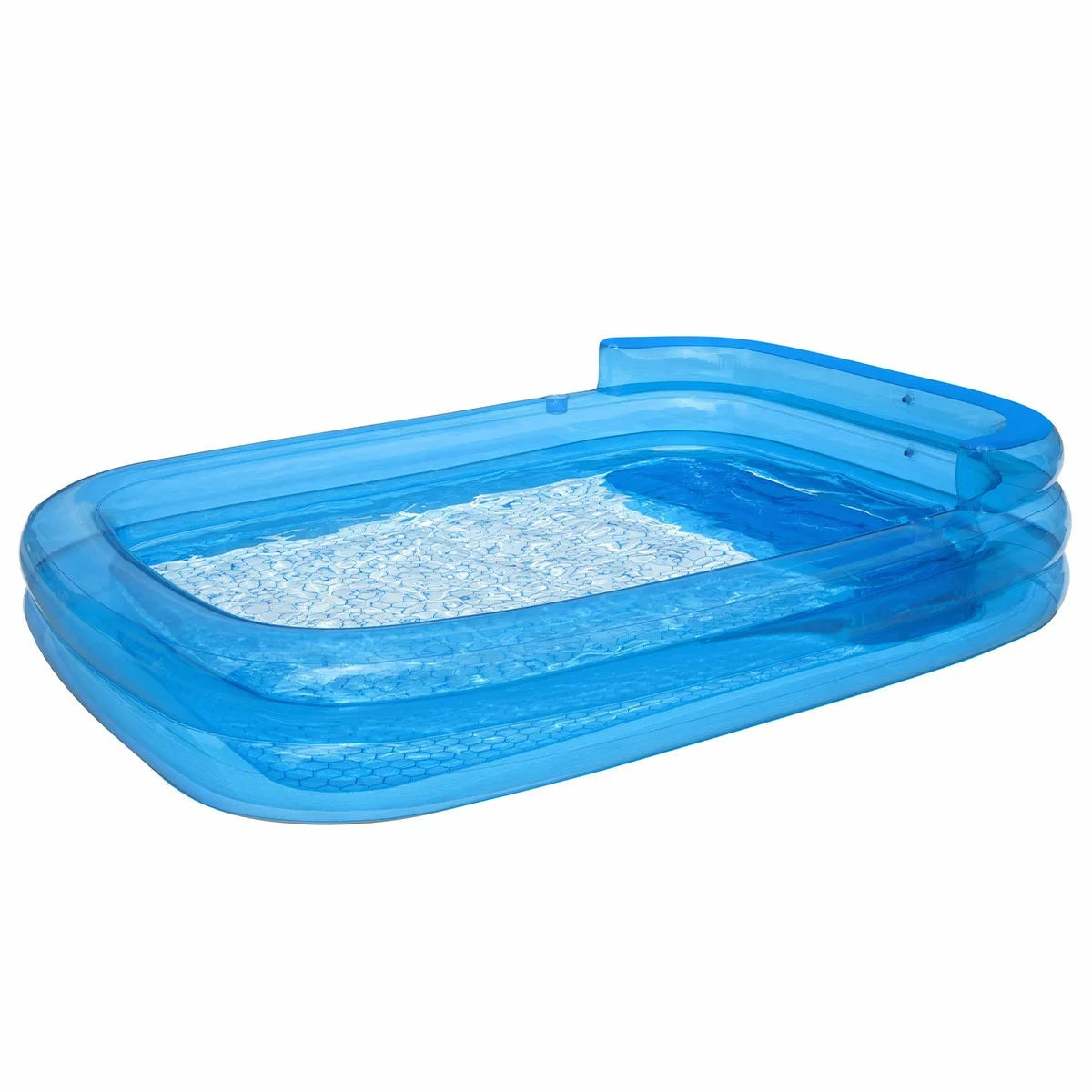 H2OGO Inflatable Family Pool 3m x 2.1m Bench Seat Cup Holders & 1280L Capacity