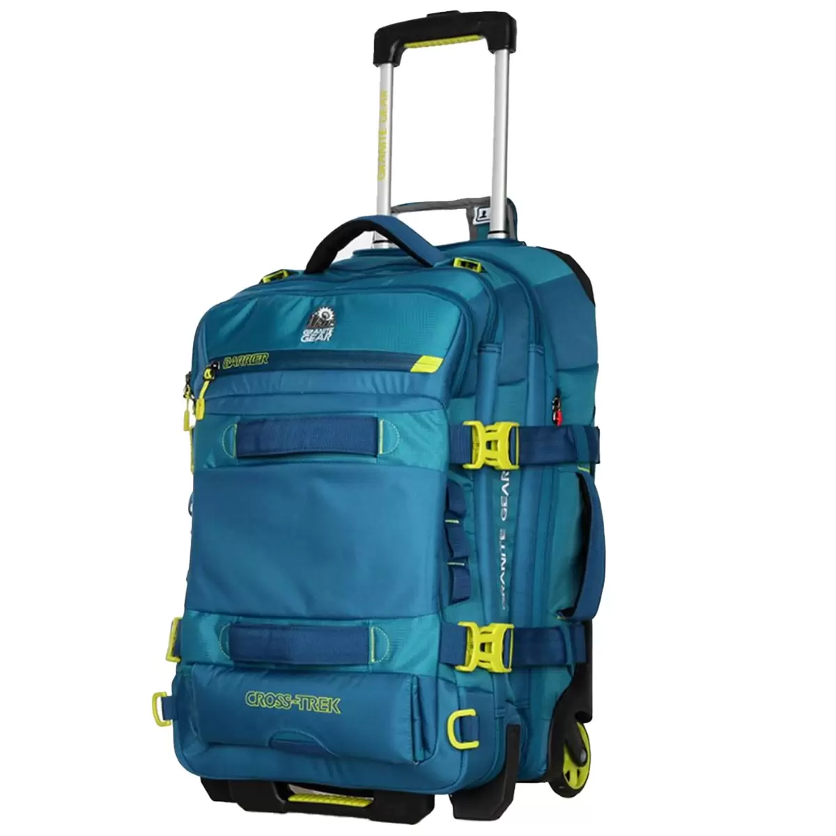 Granite Gear Wheeled Duffle Bag Lightweight Big Wheels Carry On Travel Suitcase