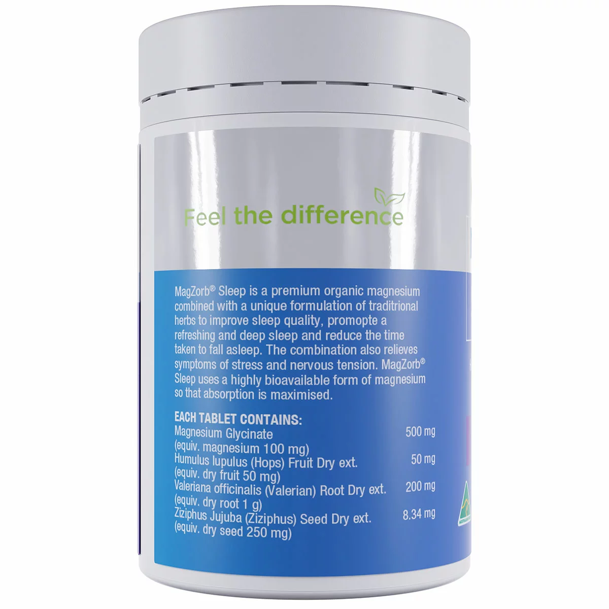 Vitaceuticals MagZorb Sleep 150 Tablets Magnesium Glycinate Sleep Support Stress