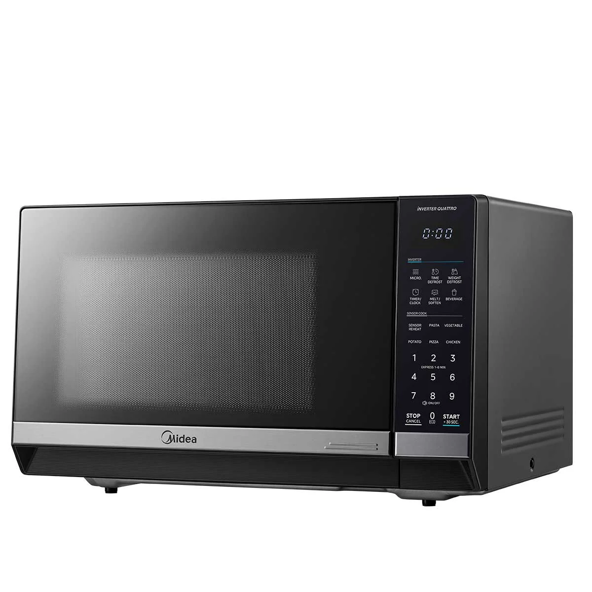 Midea 34L 1200W Smart Inverter Microwave Black MMW12VT34B