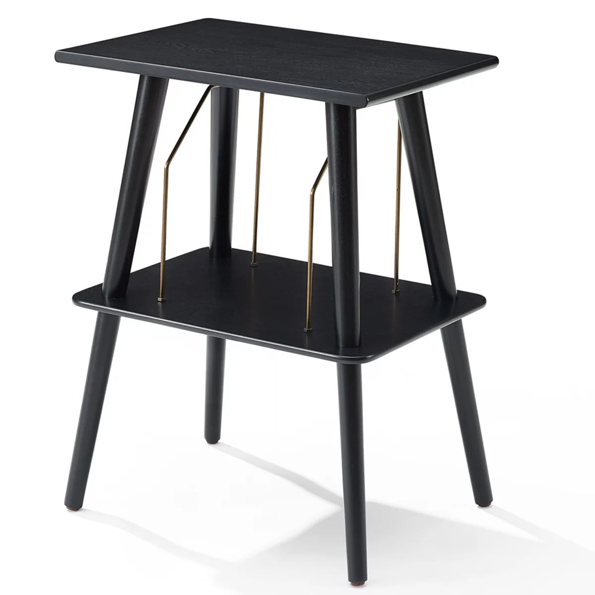 Crosley Manchester Turntable Stand Black Vinyl Record Storage CRST66-BK