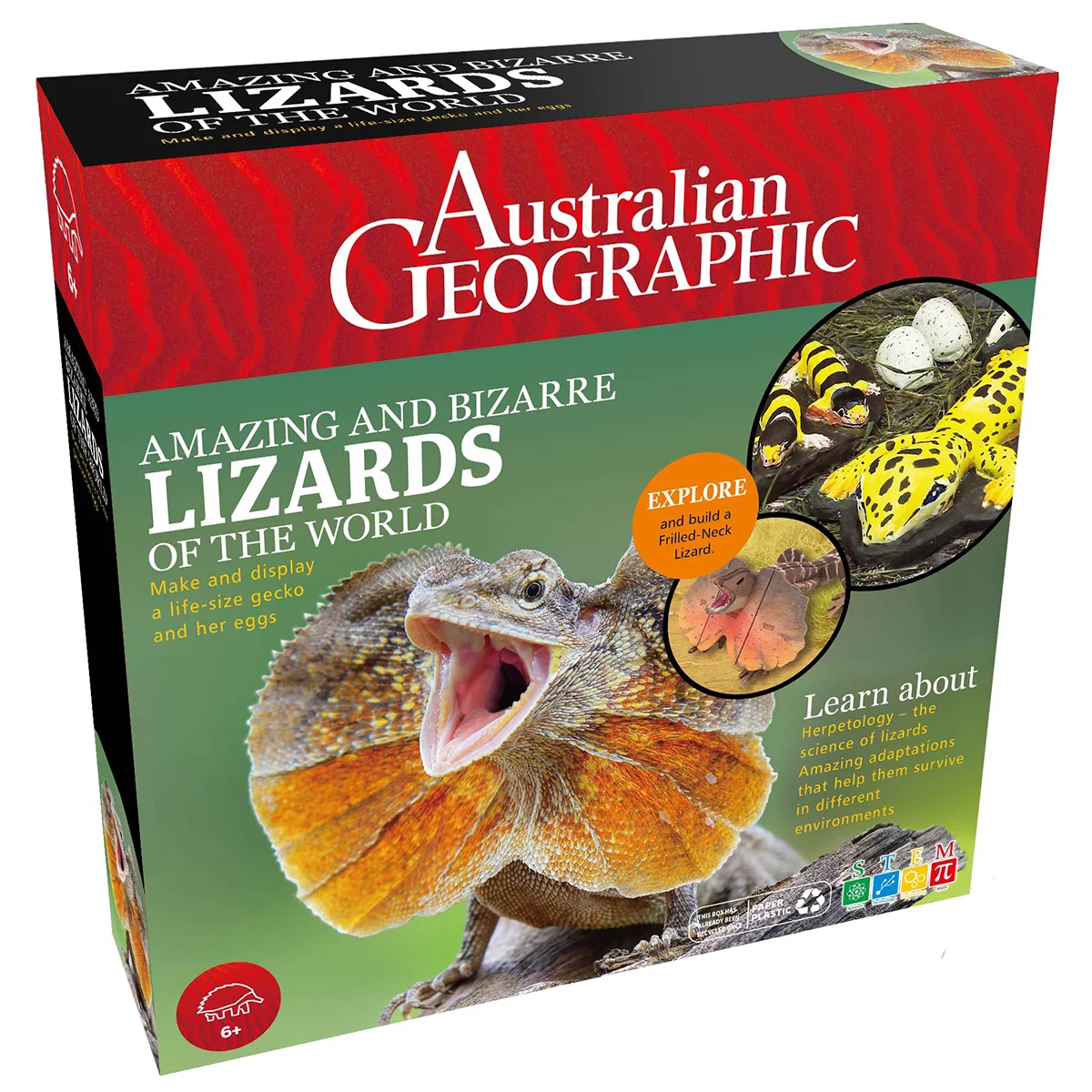 Australian Geographic Extreme Animals Kit 2 Packs Lizards/Frogs