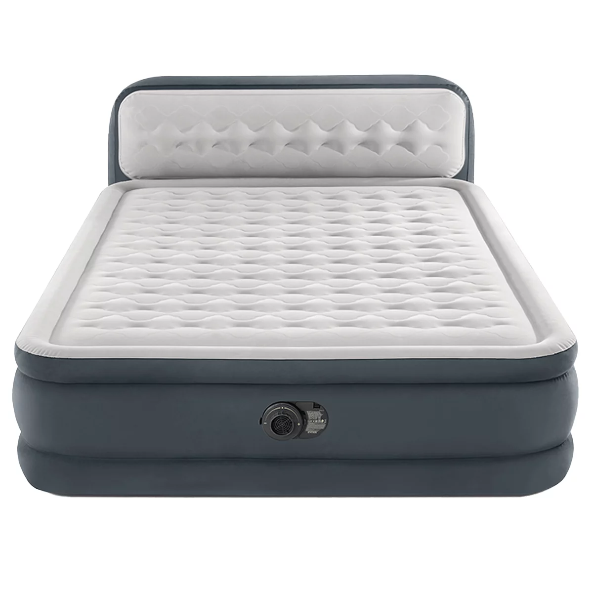 Intex Queen Ultra Plush Headboard Airbed with Internal Pump
