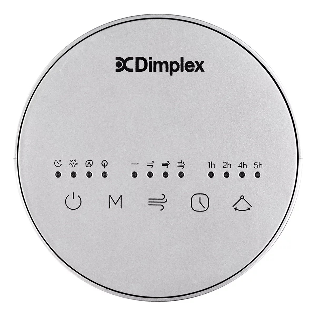 Dimplex 110cm Tower Fan Digital Display 12H Timer 4 Modes Oscillating Silver 60W