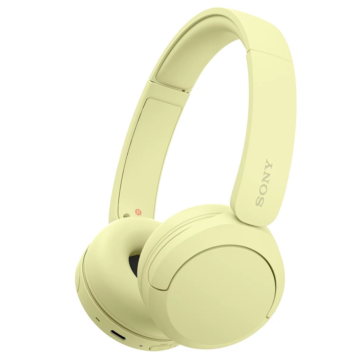 Sony WH-CH520Y Wireless On-Ear Bluetooth Headphones Yellow USB-C Fast Charge