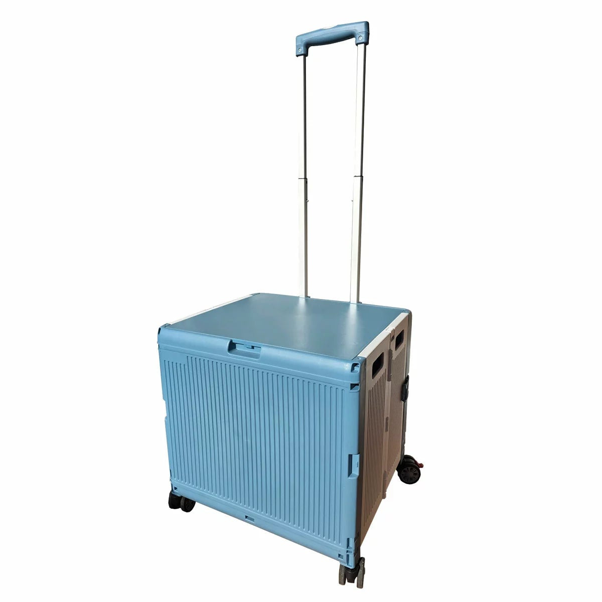 SpaceMade Folding Shopping Cart 50L Portable Wheeled Utility Cart