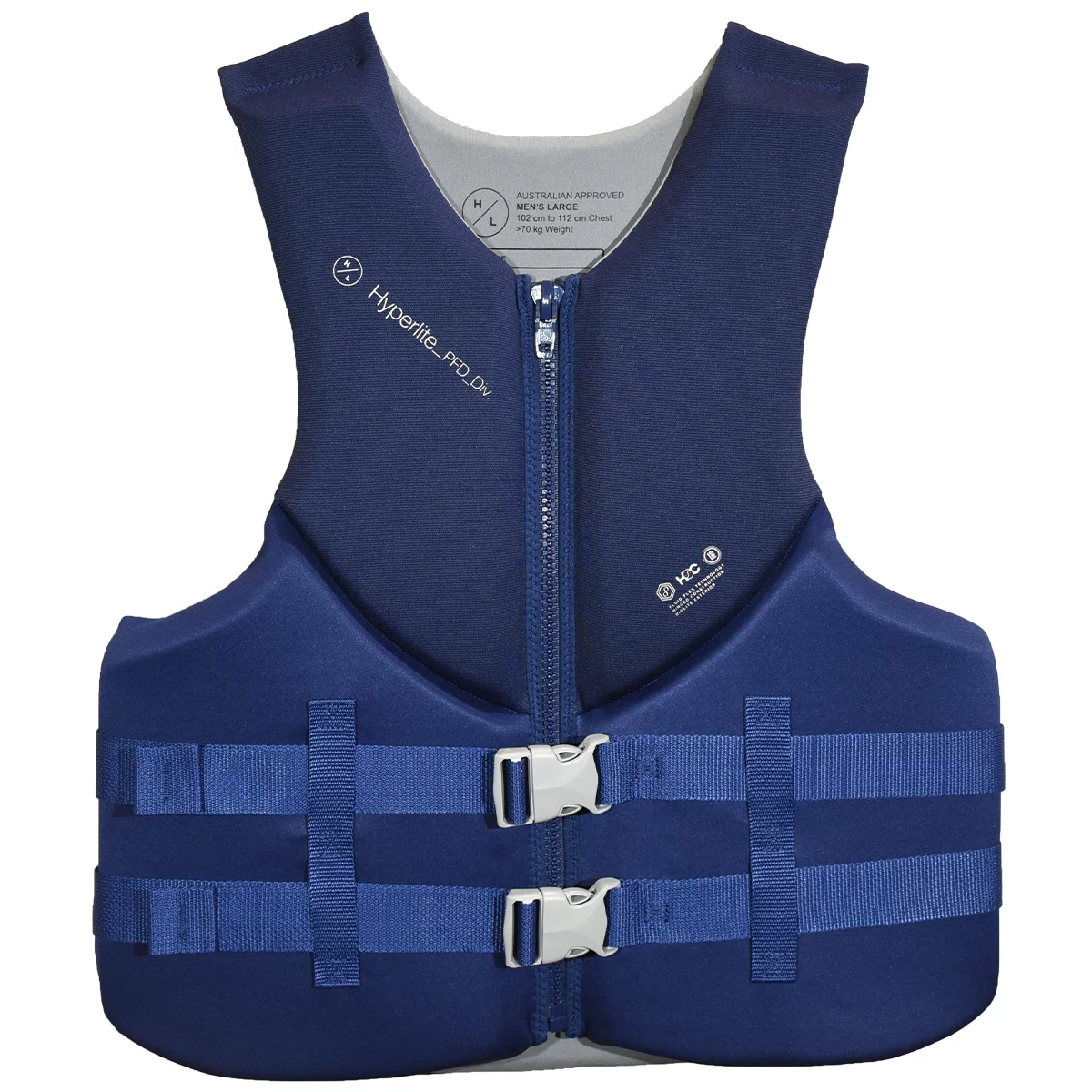 Hyperlite Mens Elite Life Vest Jacket Sz L 104-114cm AUS Maritime Approved