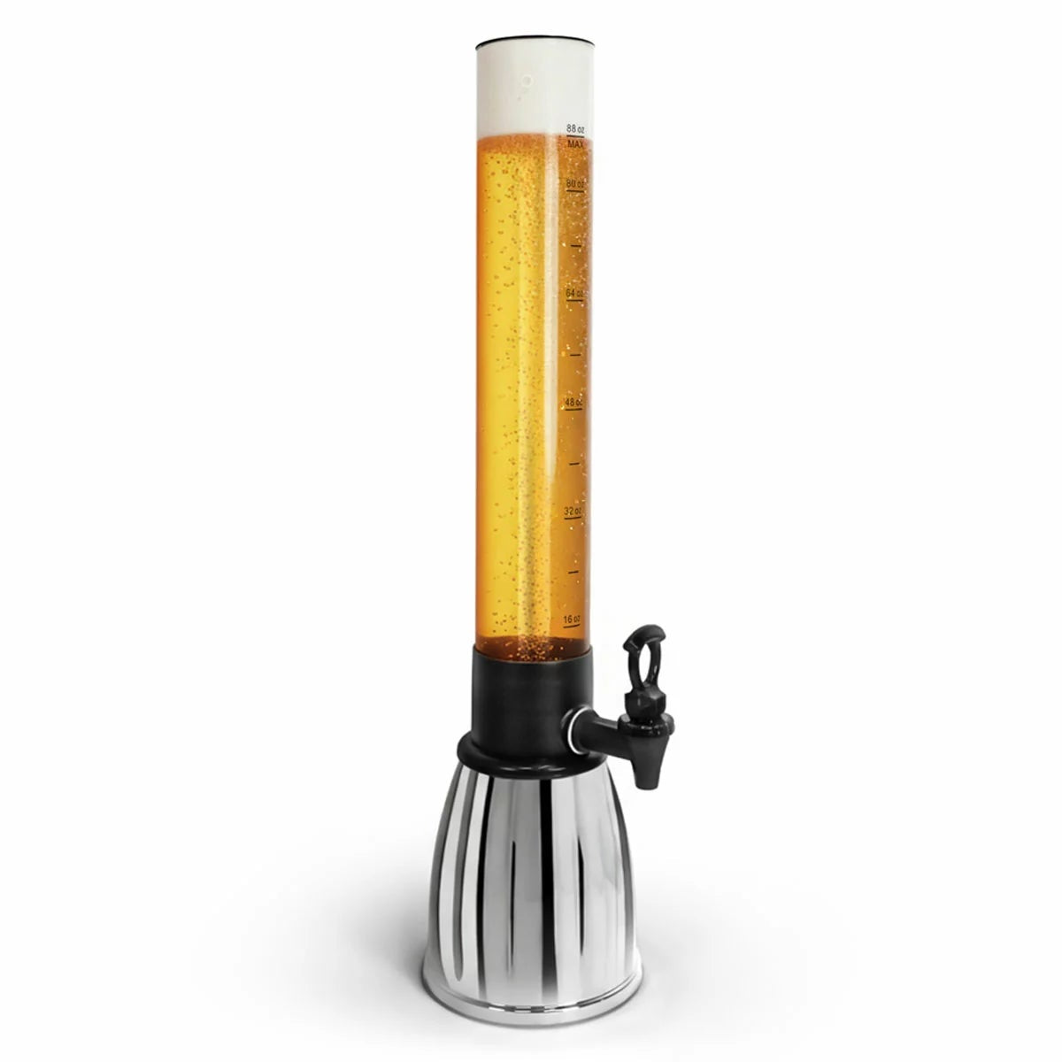 Mesa 2.6L Beverage Tower Drink Dispenser With Removable Ice Tube Easy Pour