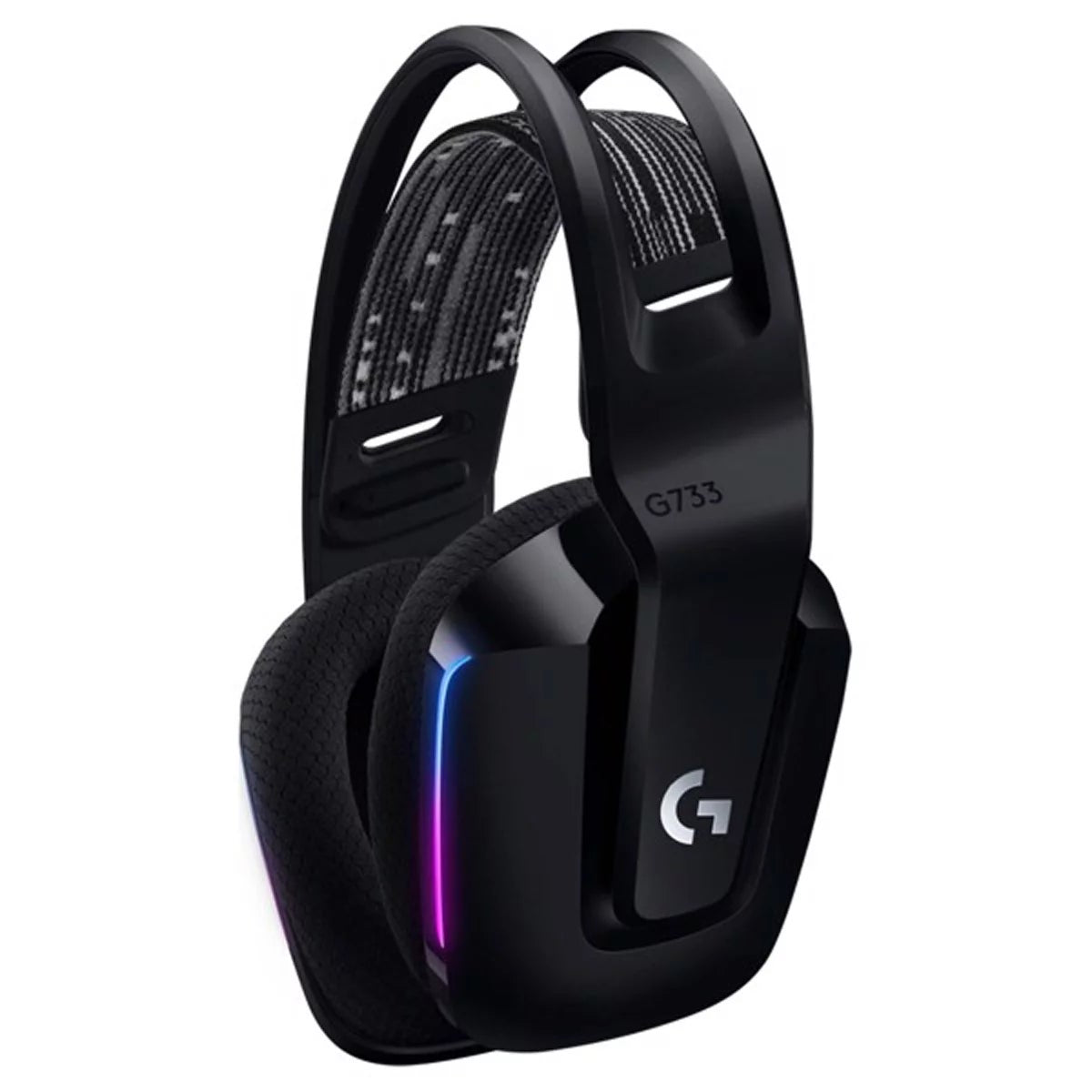 Logitech G733 LIGHTSPEED Wireless Gaming Headset RGB 29H Battery 20m Range Black