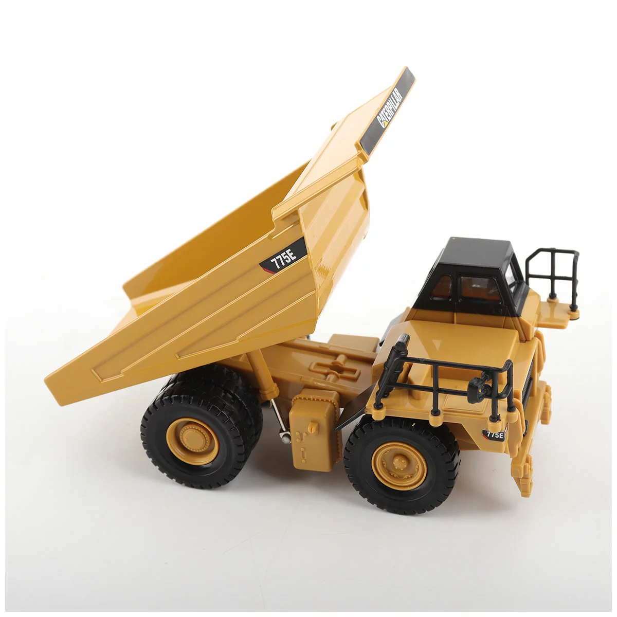CAT Diecast Trucks 4 Pack Yellow 1:64 Scale Construction Vehicle Toy Set