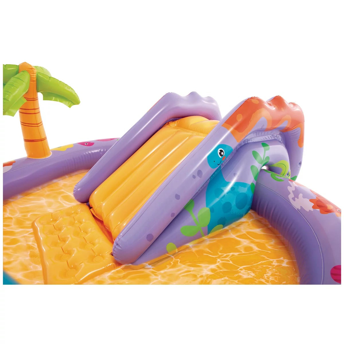 Intex Dino Park Kids Inflatable Splash Pool Water Sprayer Outdoor Summer Fun