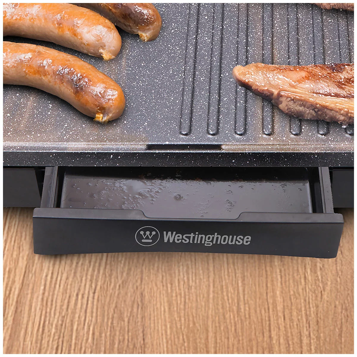 Westinghouse Electric Grill Black WHEG01K Black With Non-Stick Coating