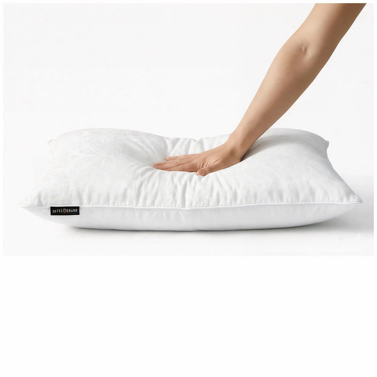 Hotel Grand Down Alternative Pillow 2 Pk Premium Cotton Hotel Quality Bed Pillow