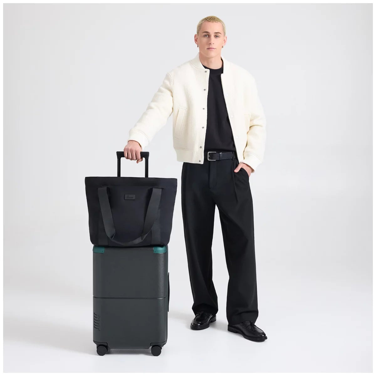 JULY Jetsetter Luggage Set 3 Piece Forest Green Premium Travel Suitcases