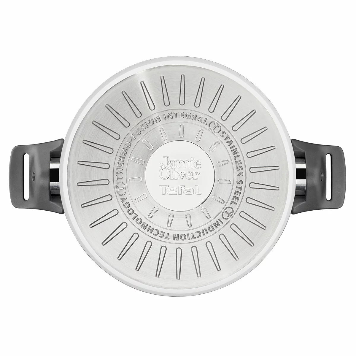 Jamie Oliver by Tefal Family Pan Stainless Steel 30cm Non-Stick Induction W/ Lid