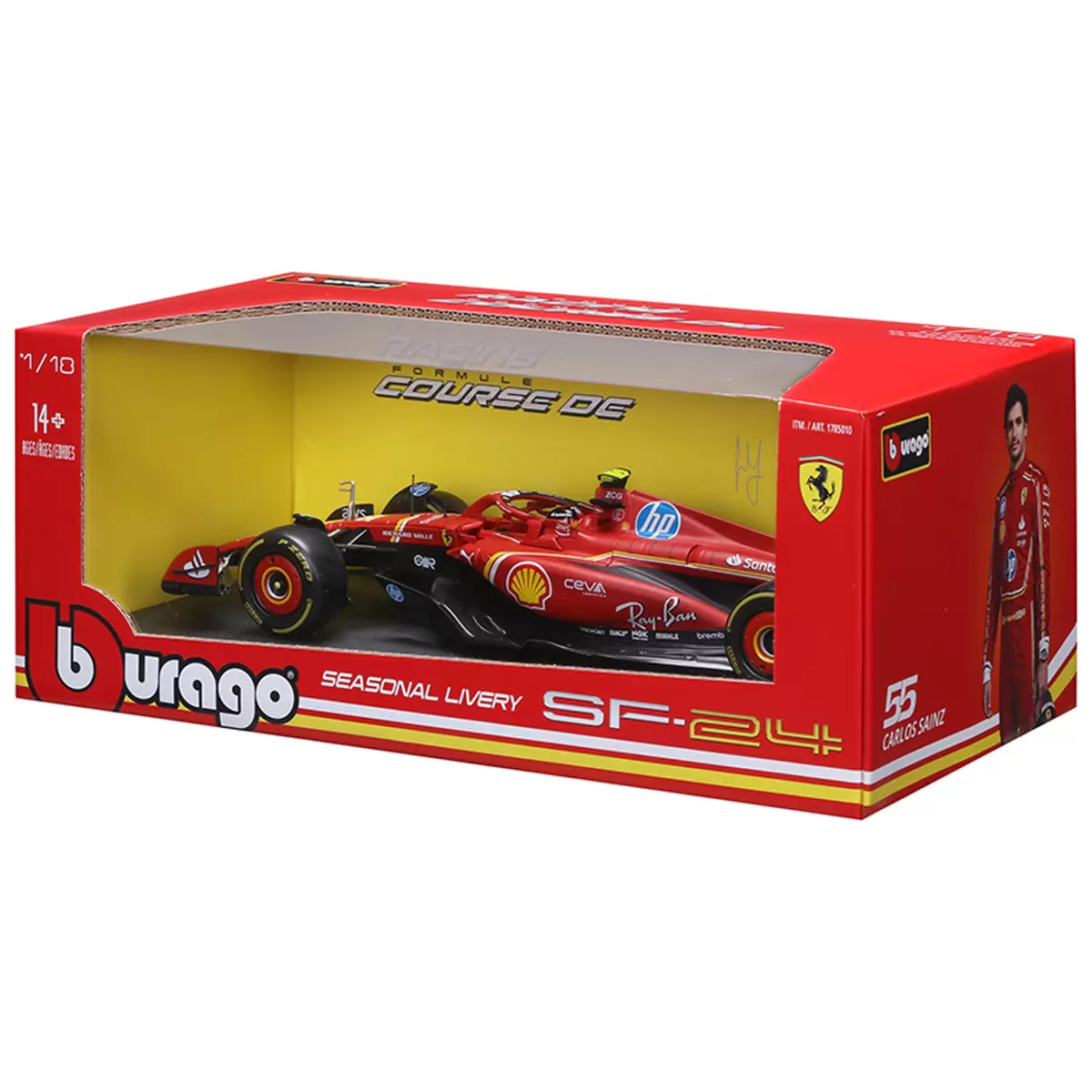 Maisto 1:18 Scale Formula 1 Diecast Cars Ferrari SF-24 2024 Carlos Sainz Free Shipping
