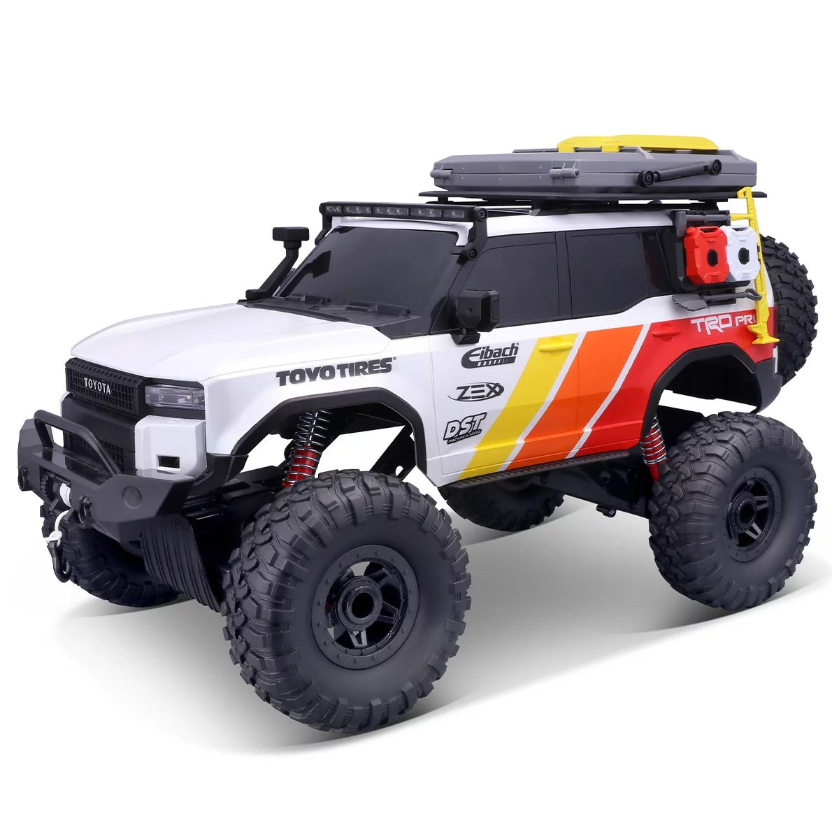 Maisto Tech Toyota Land Cruiser Xtreme Overland RC 4WD White Remote Car