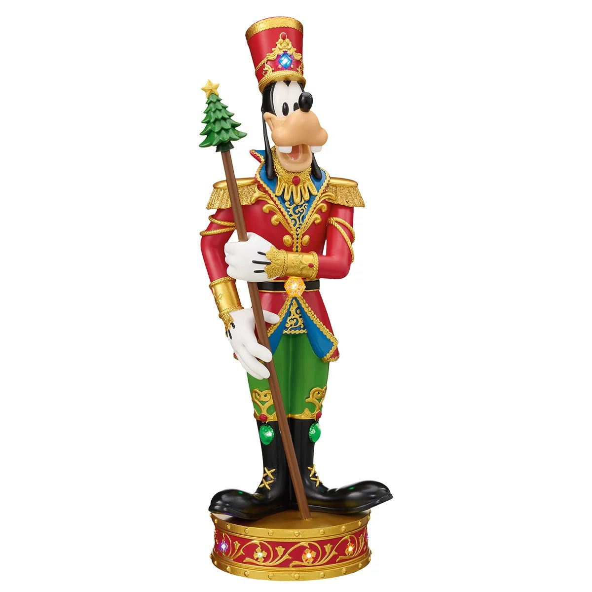 Disney Christmas Decoration Nutcracker 2 Pack 38cm Mickey & Goofy Illuminated