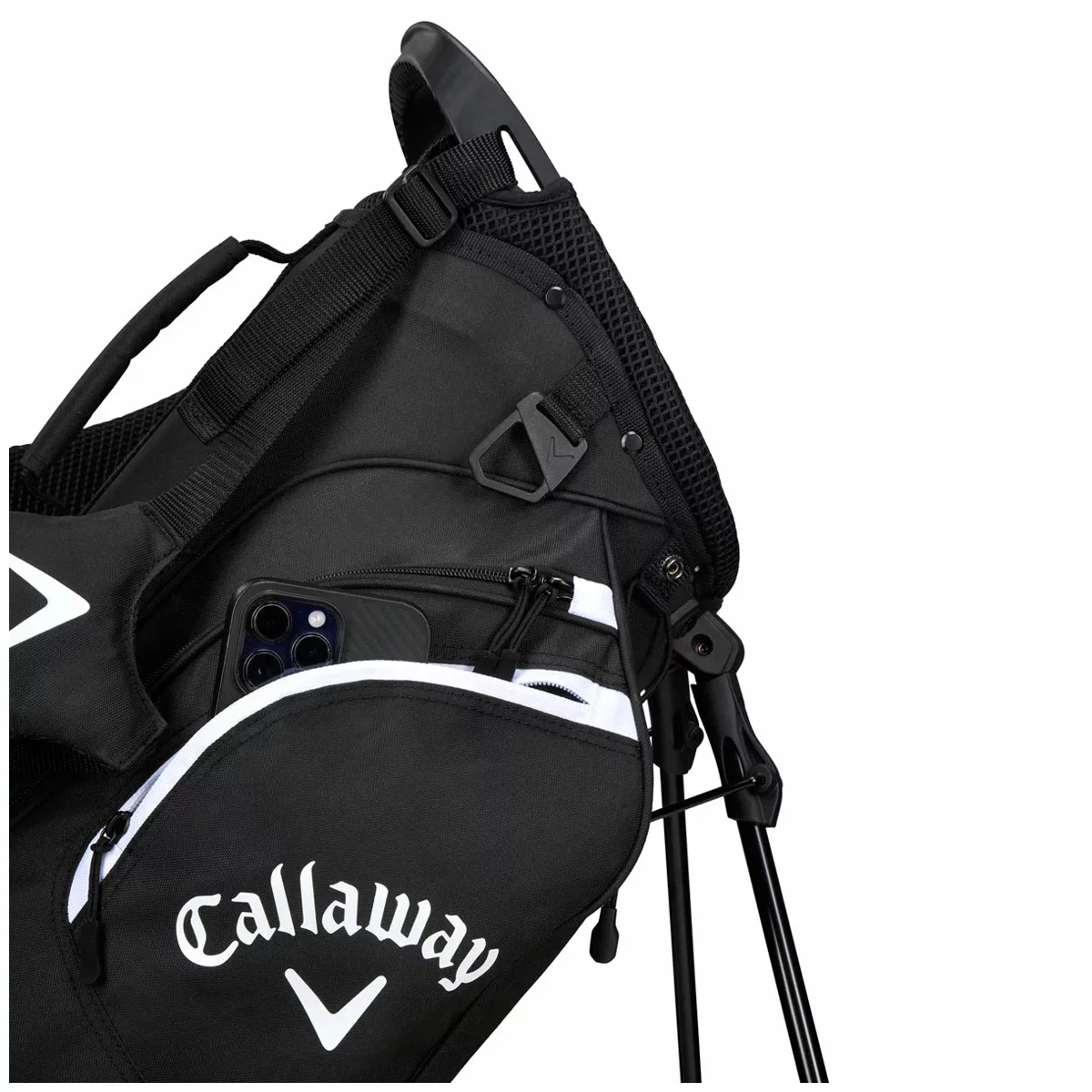 Callaway Premium Stand Bag Black Golf Carry Bag 6 Pockets Double Strap