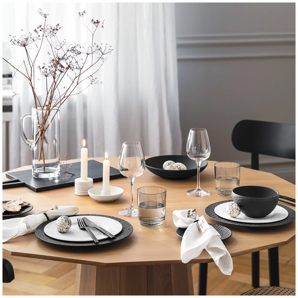 Villeroy & Boch Purismo Crystal Wine Glasses 12 Piece Set- Free Shipping