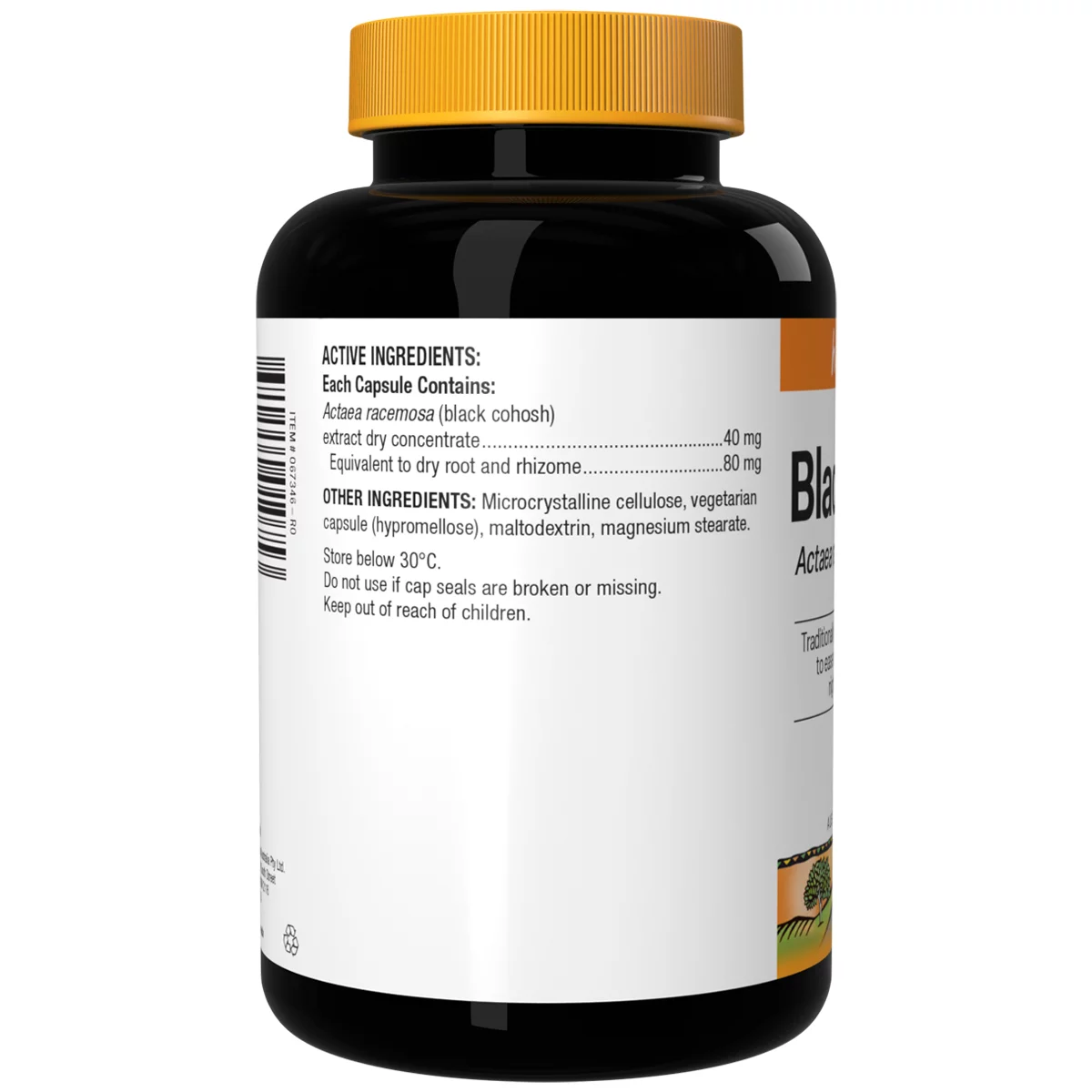 Holista Black Cohosh 40mg 210 Capsules Herbal Supplement Value Pack