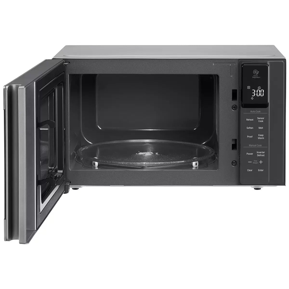 LG NeoChef 42L Smart Inverter Microwave MS4296OSS Stainless Steel 1200W Black