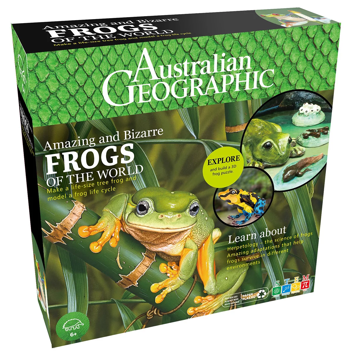 Australian Geographic Extreme Animals Kit 2 Packs Lizards/Frogs