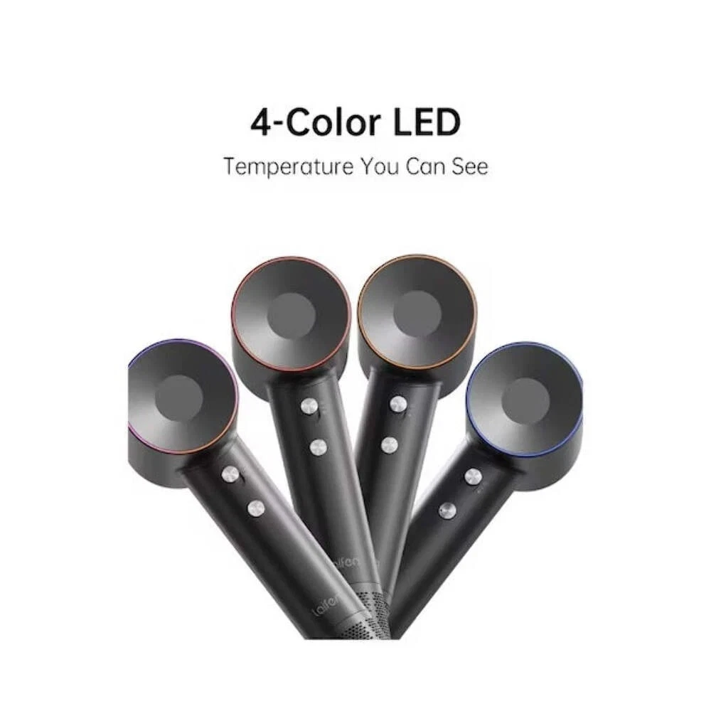 Laifen Swift Special Hair Dryer Black 200M Negative Ions Low Noise Fast Drying