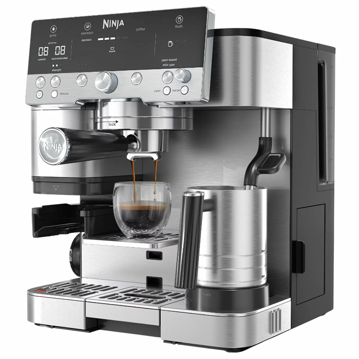 Ninja Luxe Cafe Espresso Machine ES601ANZ 3-in-1 Coffee Maker Grinder Frother