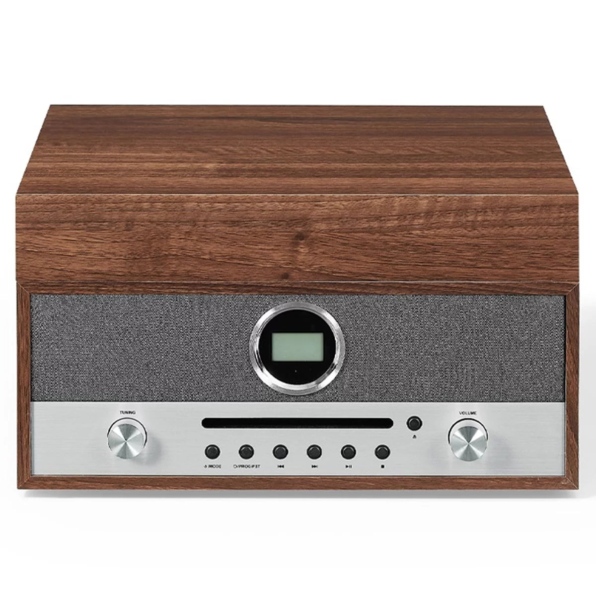 Crosley Nash 7-in-1 Vinyl Record Player Walnut Bluetooth CD Radio