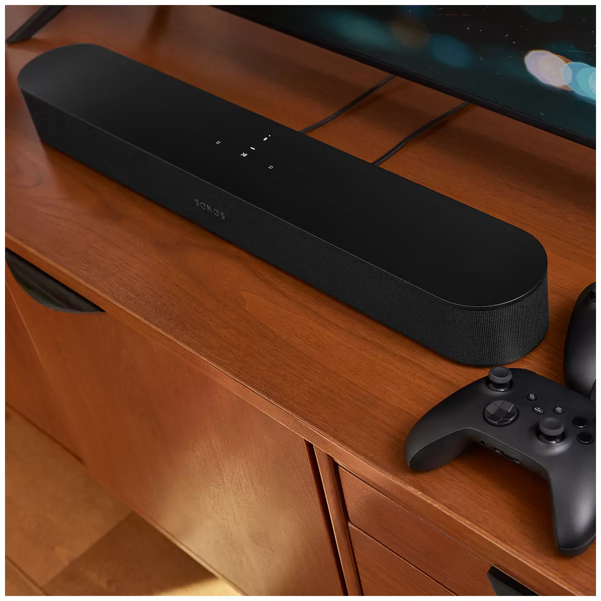Sonos Beam Gen 2 Smart Soundbar Black Dolby Atmos Voice Control Home Theatre