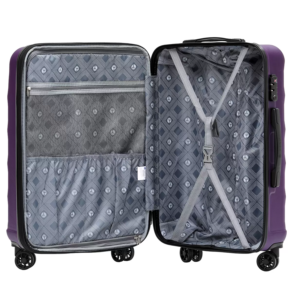 Tosca Bahamas Luggage 74cm Purple