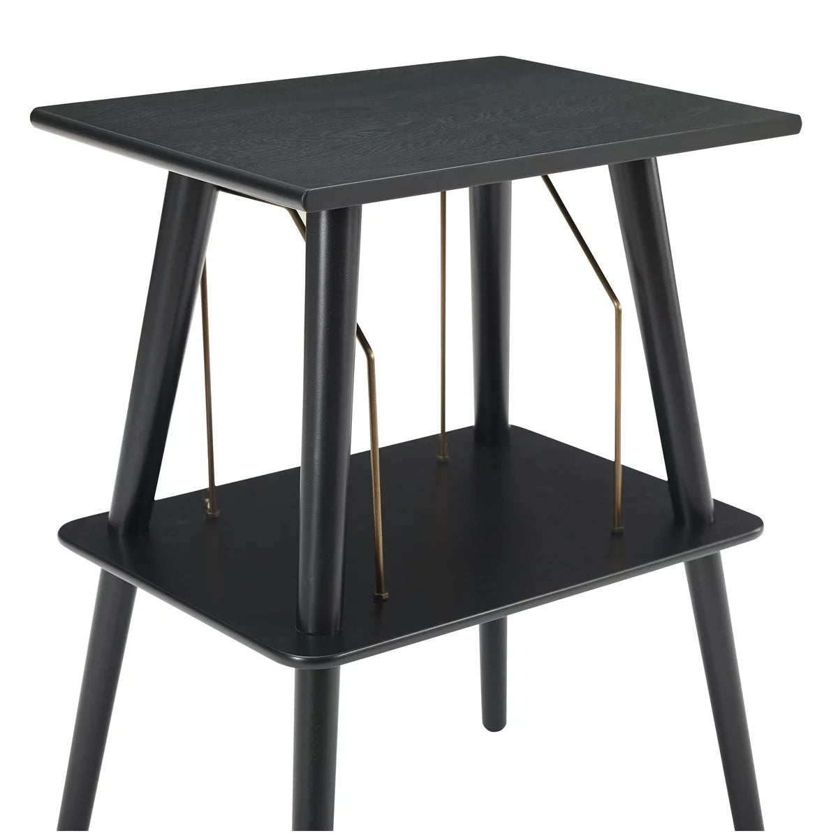 Crosley Manchester Turntable Stand Black Vinyl Record Storage CRST66-BK