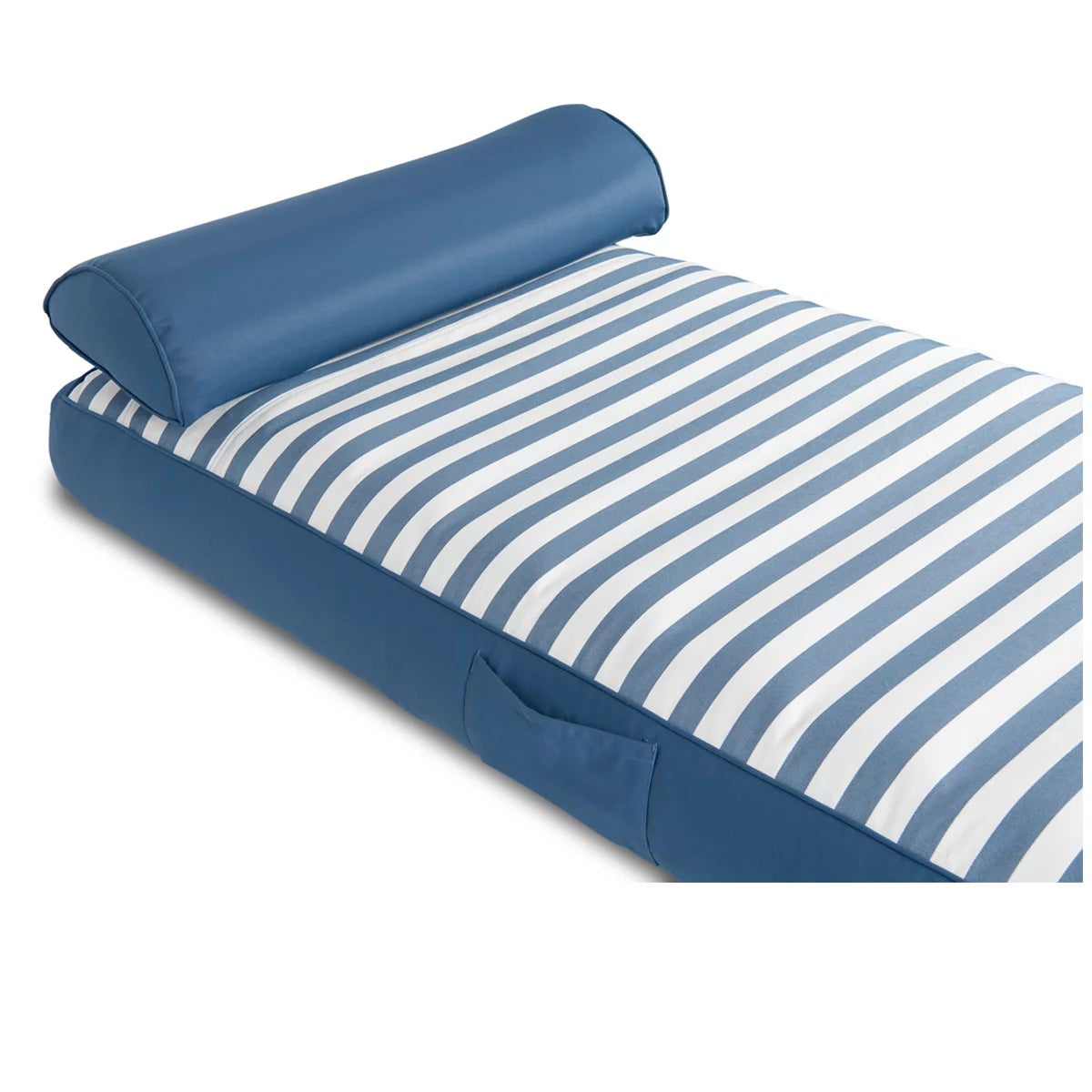Spire Adalus Luxury Pool Lounge Blue Stripe Inflatable 190cm 200kg 2 Air Chamber