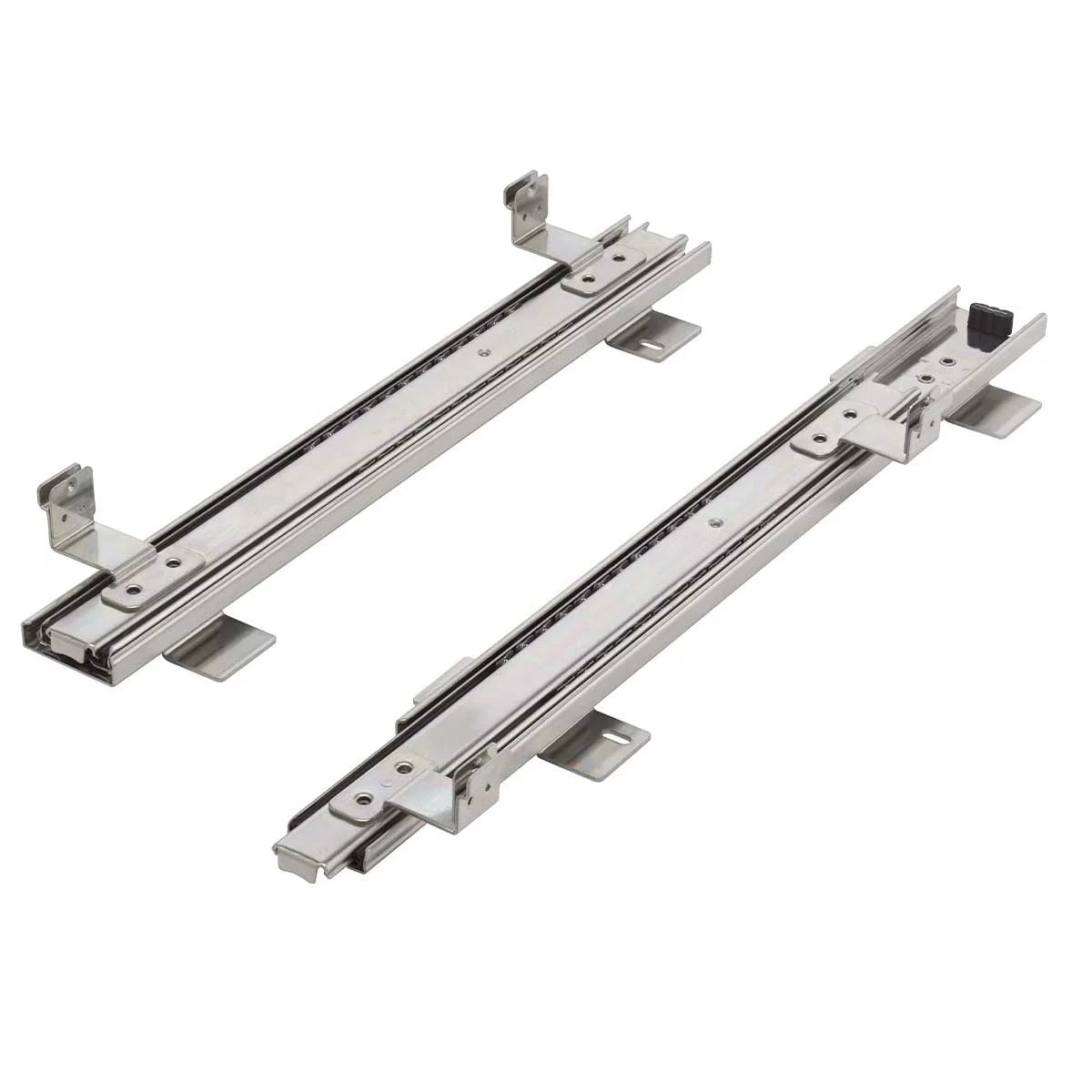 Trinity Sliding Undersink Storage Organiser 2 Tier Chrome Kitchen Bathroom