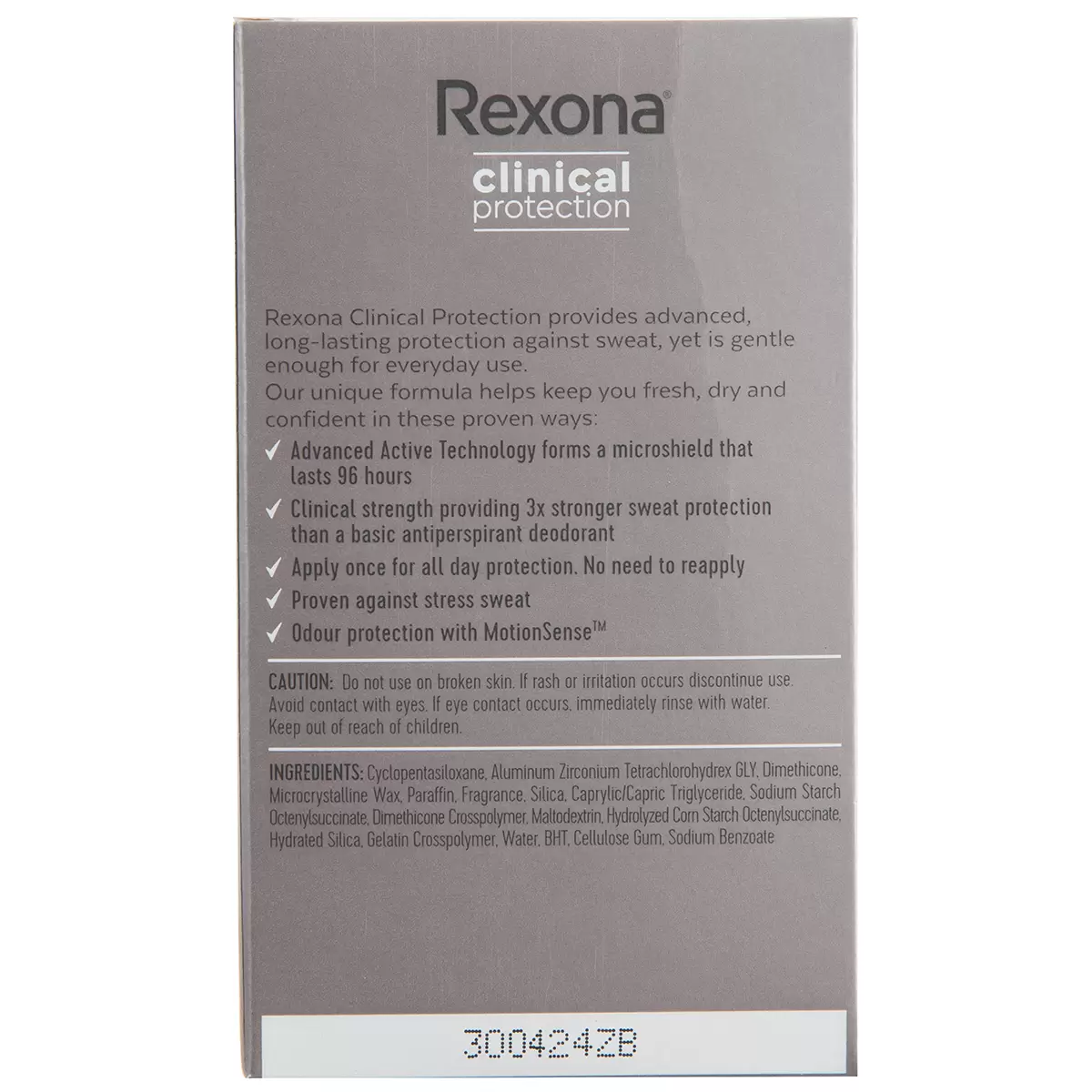 Rexona Summer Strength Clinical Protection Deodorant Cream 3 Pack 45ml Women