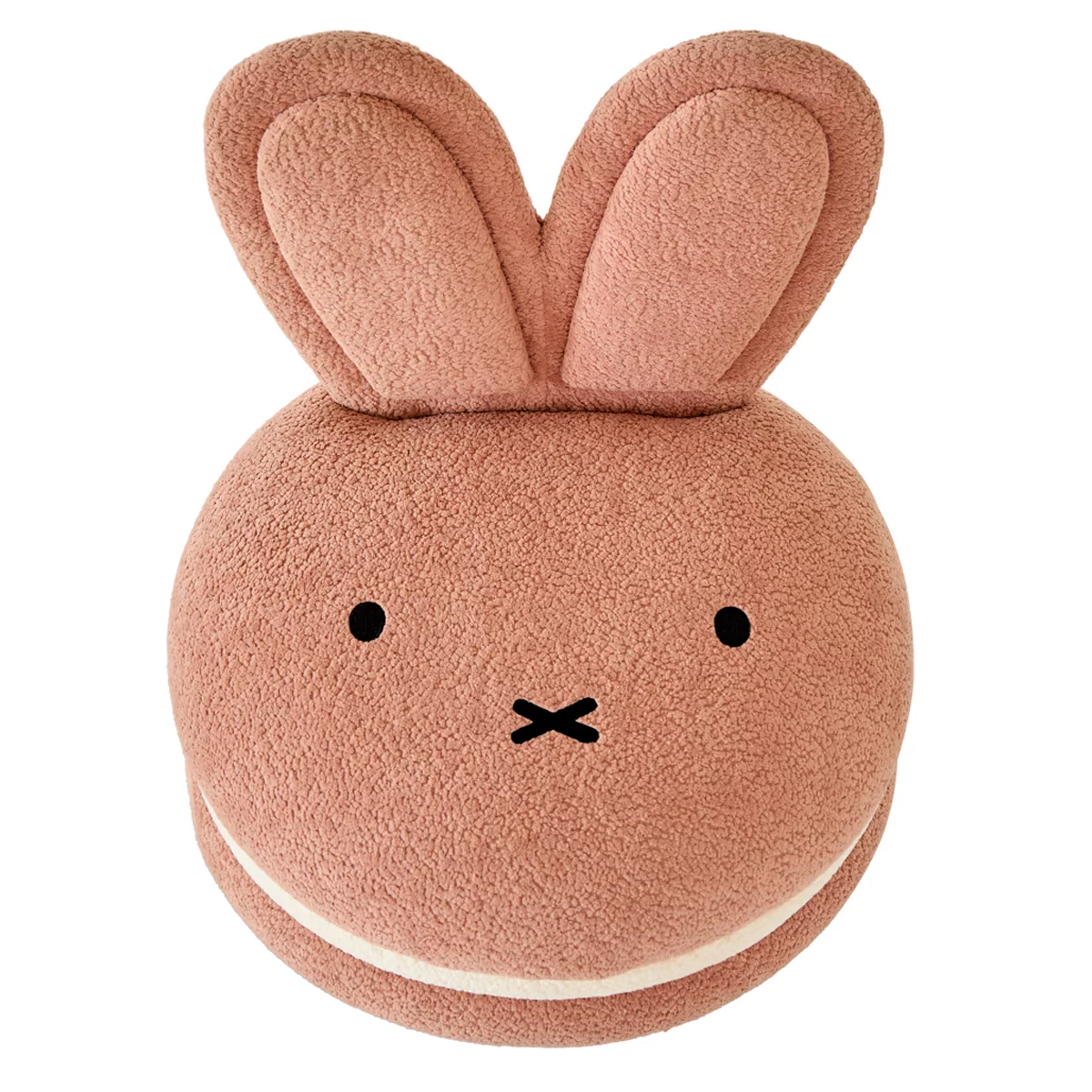 Aesthetik Kids Miffy Macaron Chair Pink Bouclé Kids Accent Chair Bunny Seat