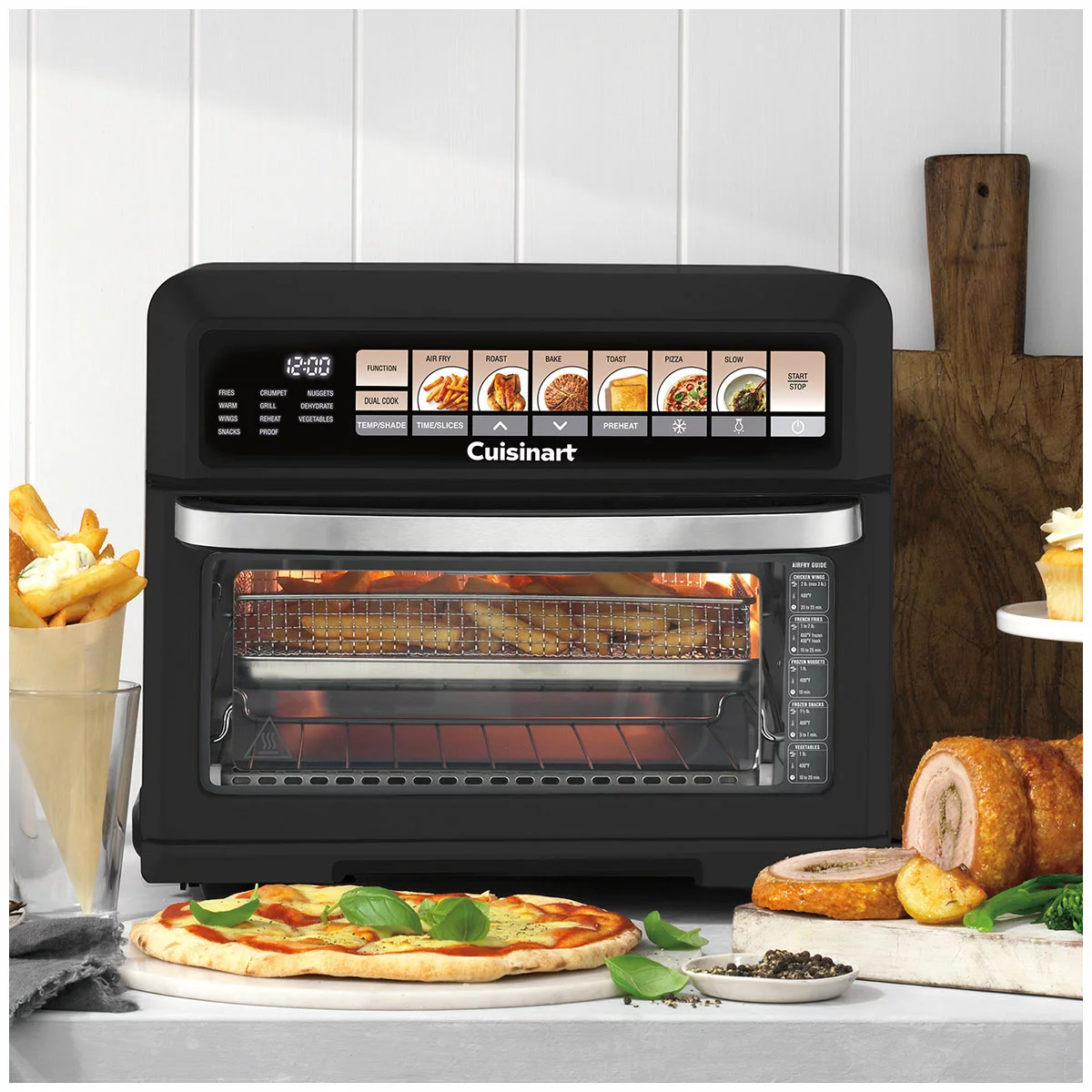 Cuisinart Air Crisp Pro 10-in-1 Air Fry Oven Dual Convection 17L Black