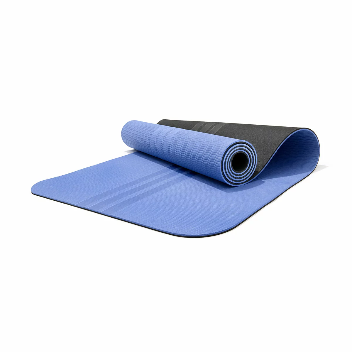 Adidas 6mm Training/Fitness Gym/Home Padded/Rollable/Lightweight Travel Mat BLUE