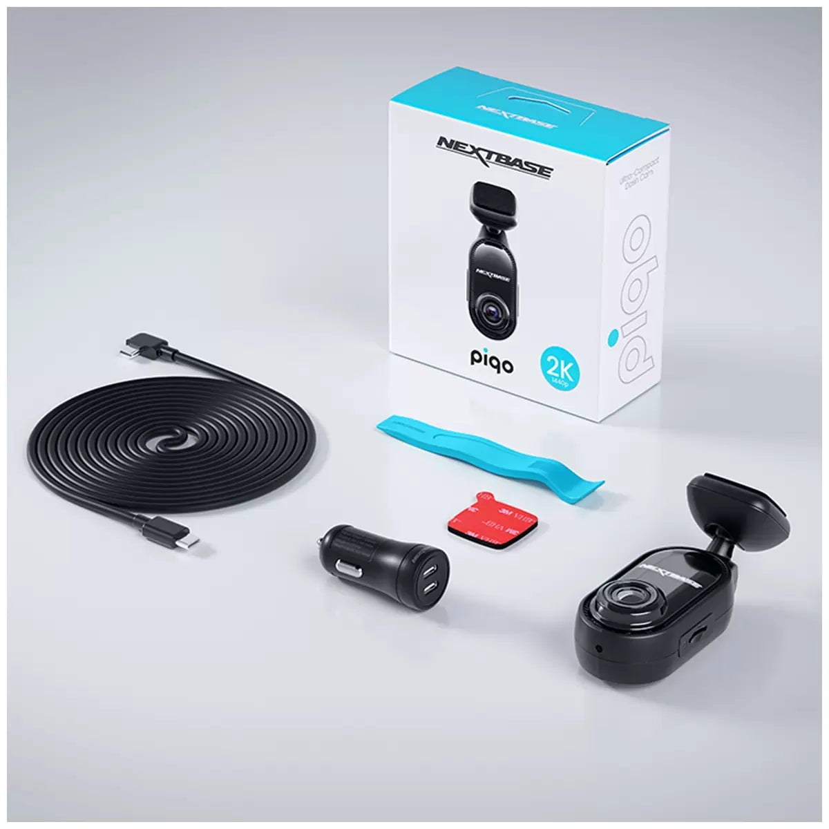 Nextbase Piqo 2K Dash Cam 32GB SD Card GPS WiFi Parking NBPIQO2K32GB
