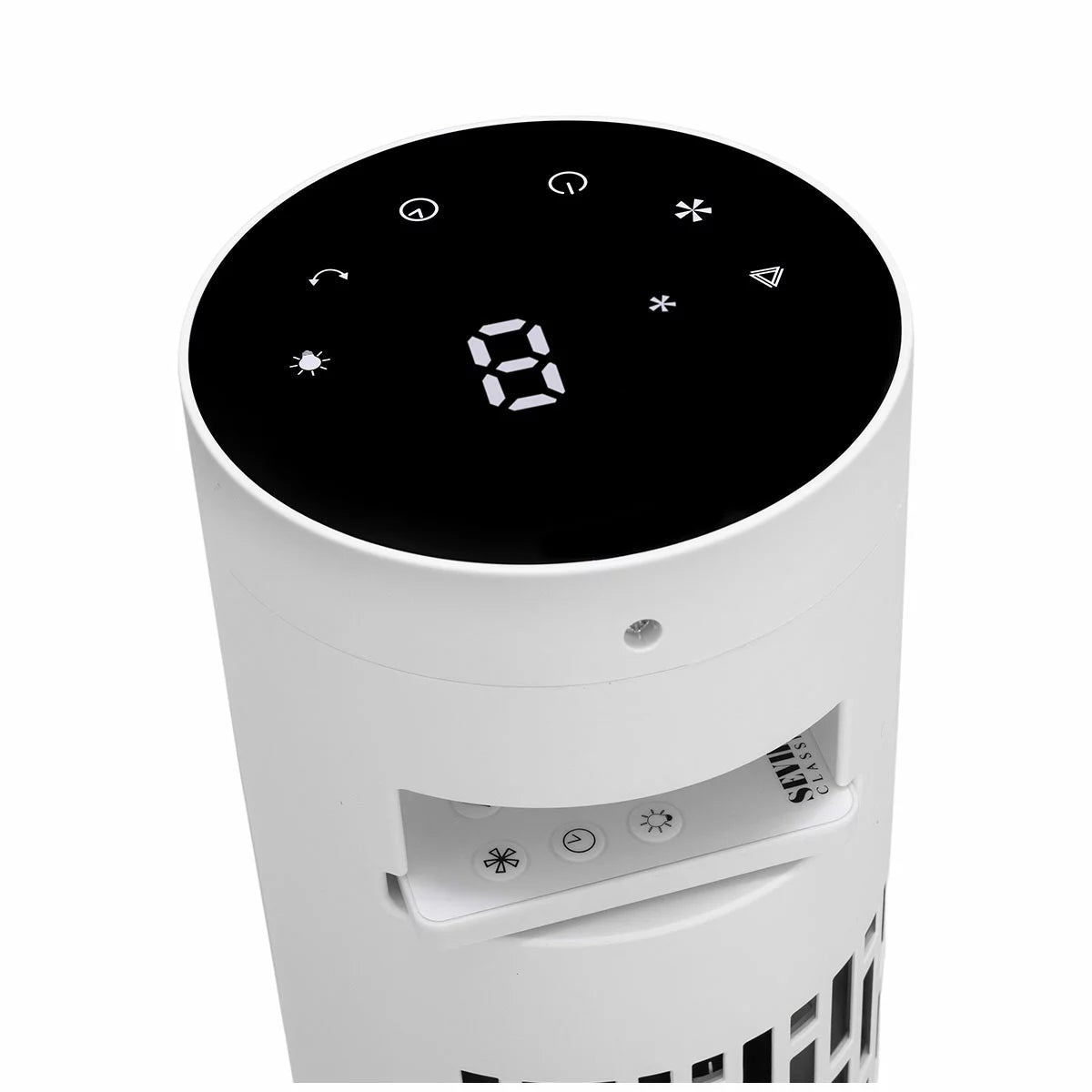 Seville EHF10145 DC Breeze Tower Fan Quiet Oscillating Electric Cooling
