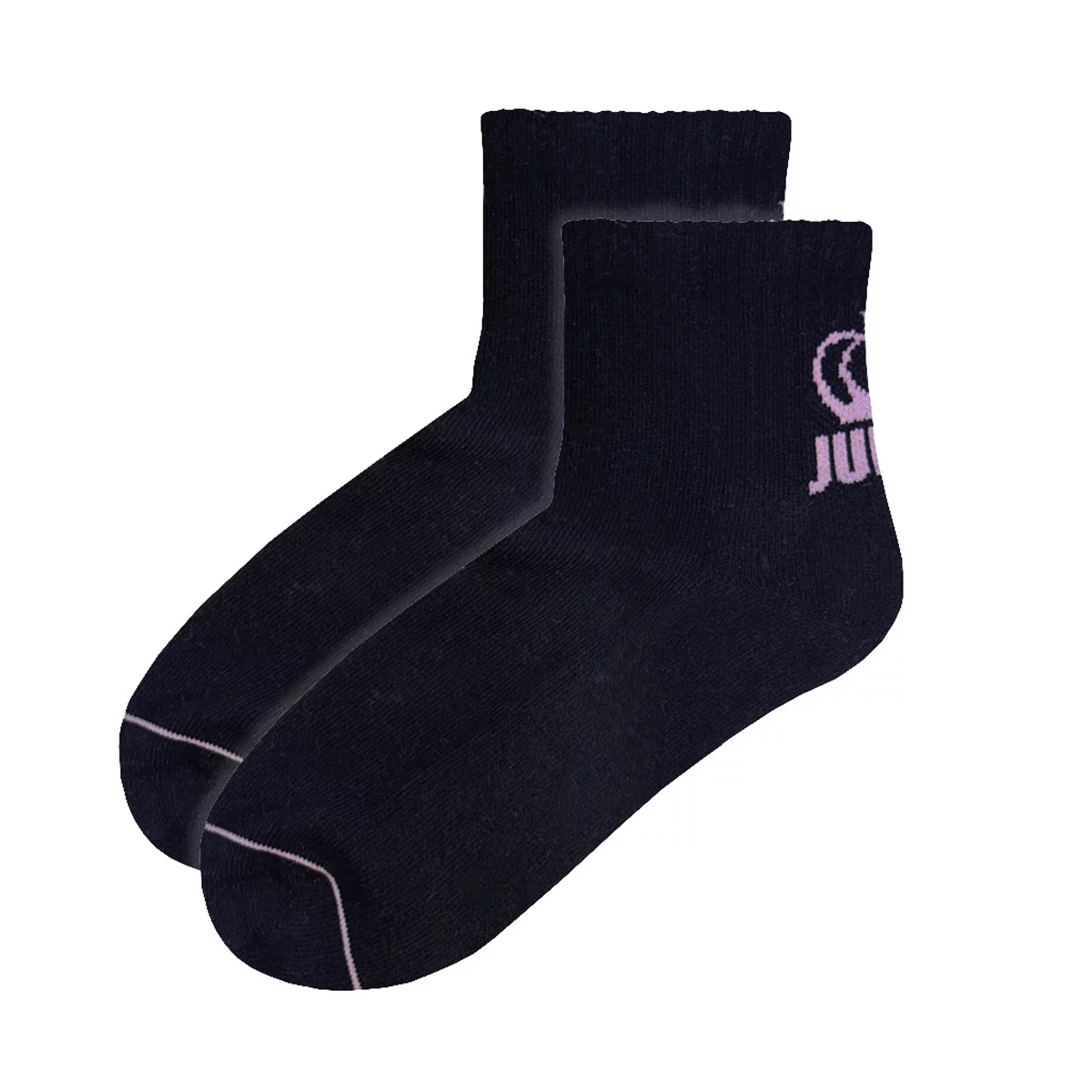 Juicy Couture Quarter Crew Women's Socks 6 Pack Pink Cushioned Comfort