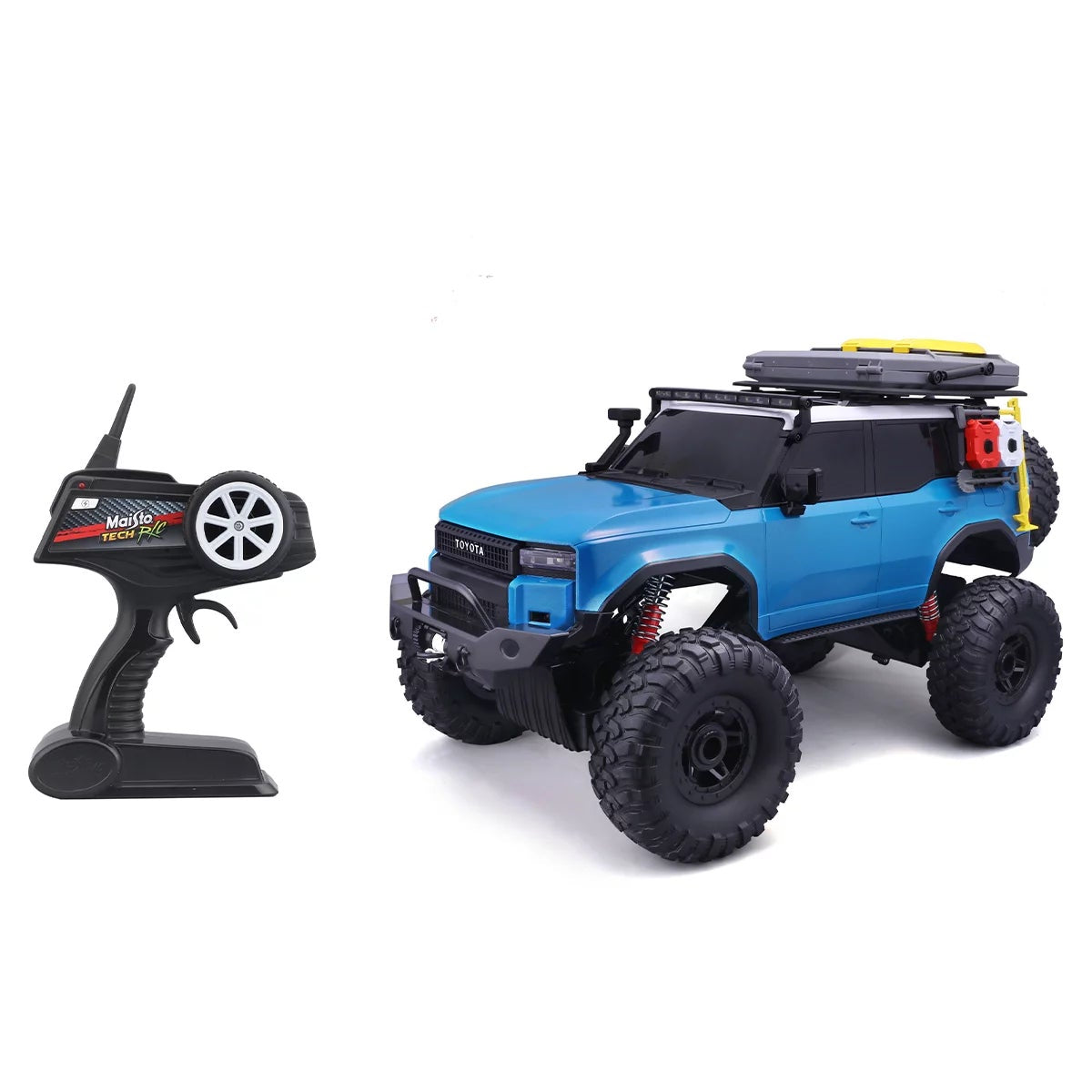 Maisto Tech Toyota Land Cruiser Xtreme Overland RC 4WD Blue Remote Car